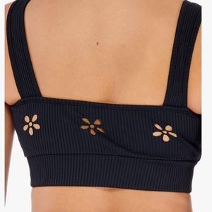 NWT Electric Yoga Sedona Black Sports Bra